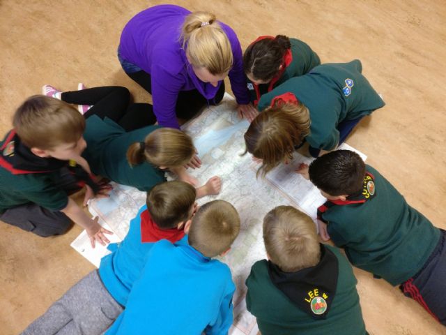 Cubs learning map skills